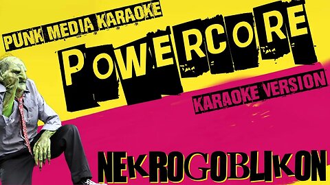 NEKROGOBLIKON ✴ POWERCORE ✴ KARAOKE INSTRUMENTAL ✴ PMK