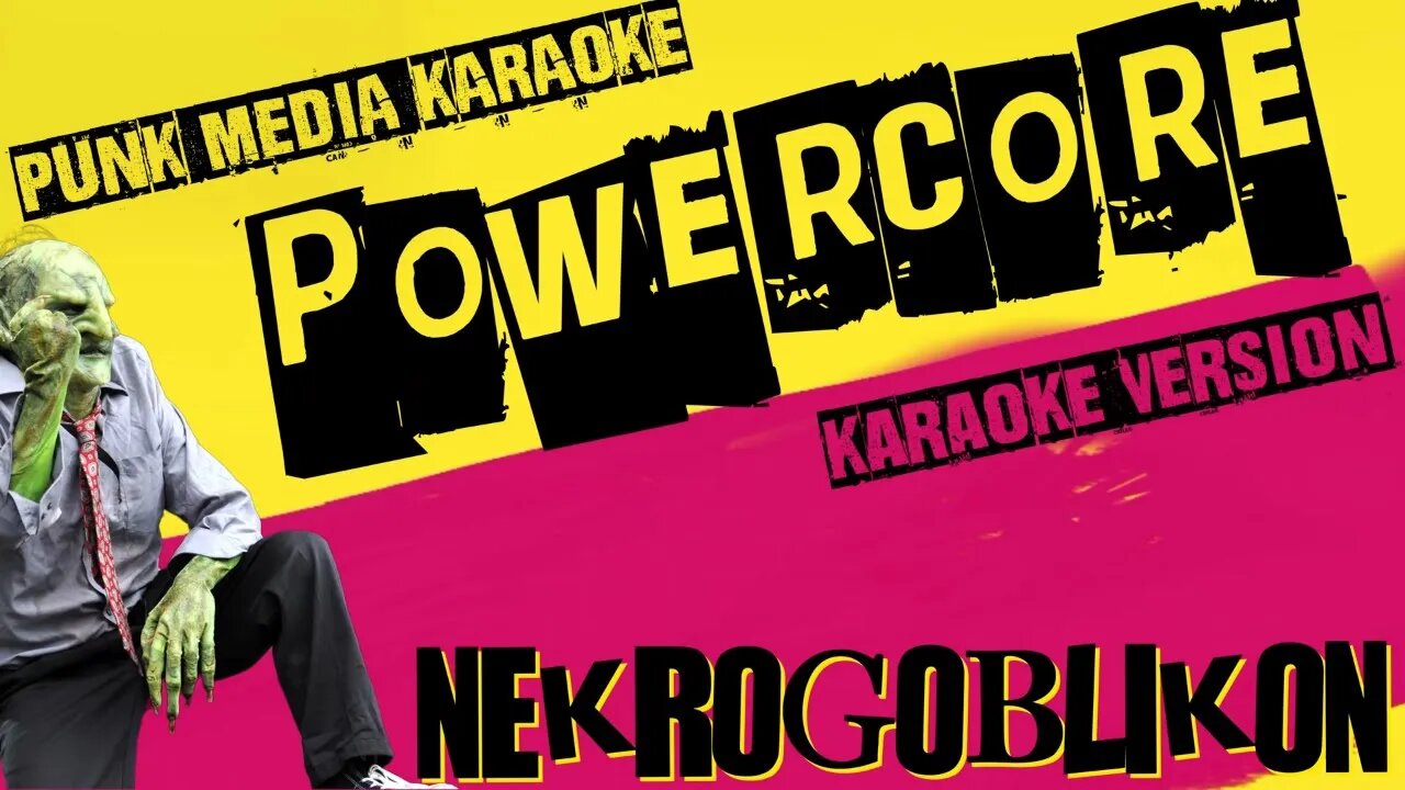 NEKROGOBLIKON ✴ POWERCORE ✴ KARAOKE INSTRUMENTAL ✴ PMK