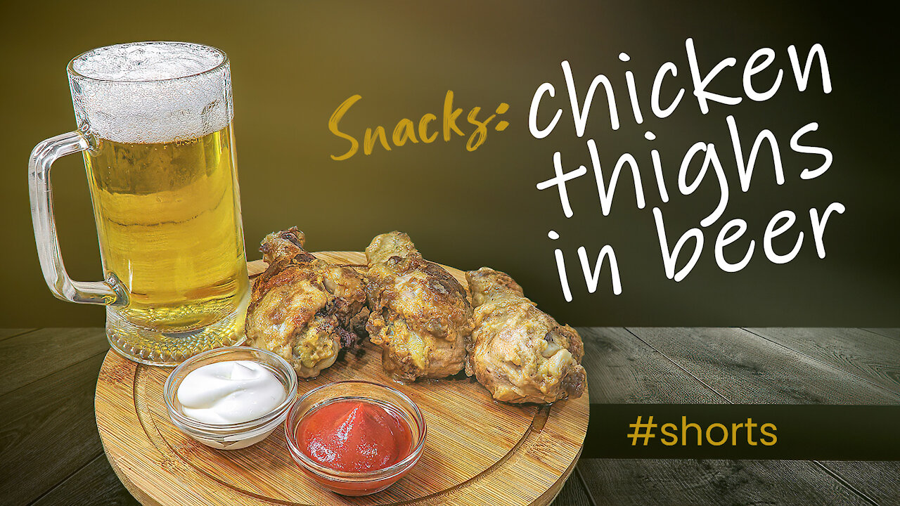 Beer snack: Chicken legs in beer