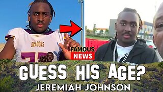 12 year old football player goes viral Jeremiah Johnson | Famous News