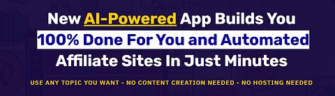cloudbuildr ai demo: fastest & easiest way to build a fully automated affiliate site on any topic