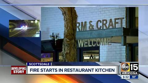 Restaurant catches fire in Old Town