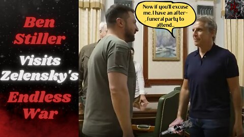 Ben Stiller Visits Zelensky in Ukraine to Show Support & Bring Some Vodka... Sort of