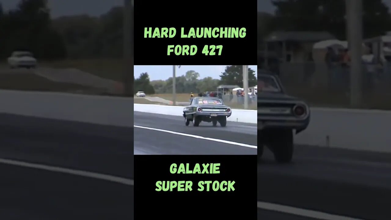 Hard Launching Ford 427 Galaxie Super Stock! Aftershock! #shorts