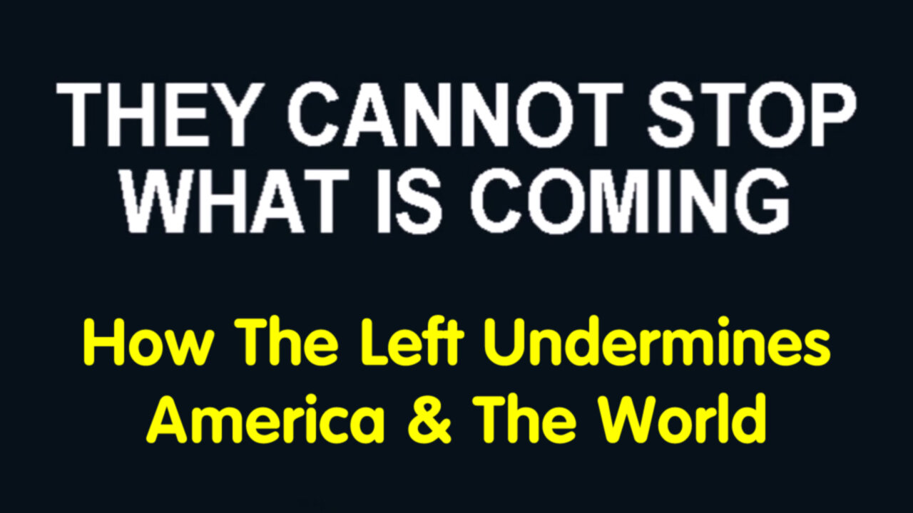 Scare Event - How The Left Undermines America & The World