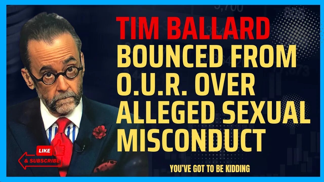 Tim Ballard Bounced From O.U.R. Over Allegations of Misconduct