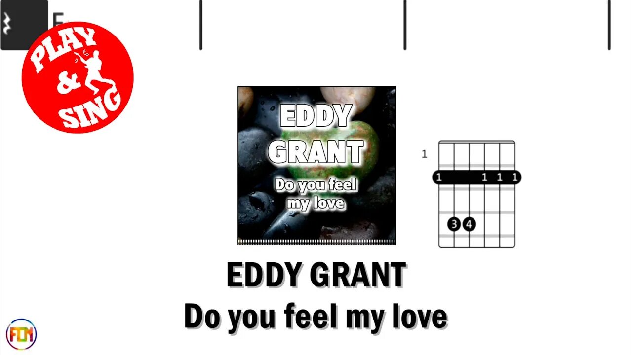 EDDY GRANT Do you feel my love FCN GUITAR CHORDS & LYRICS