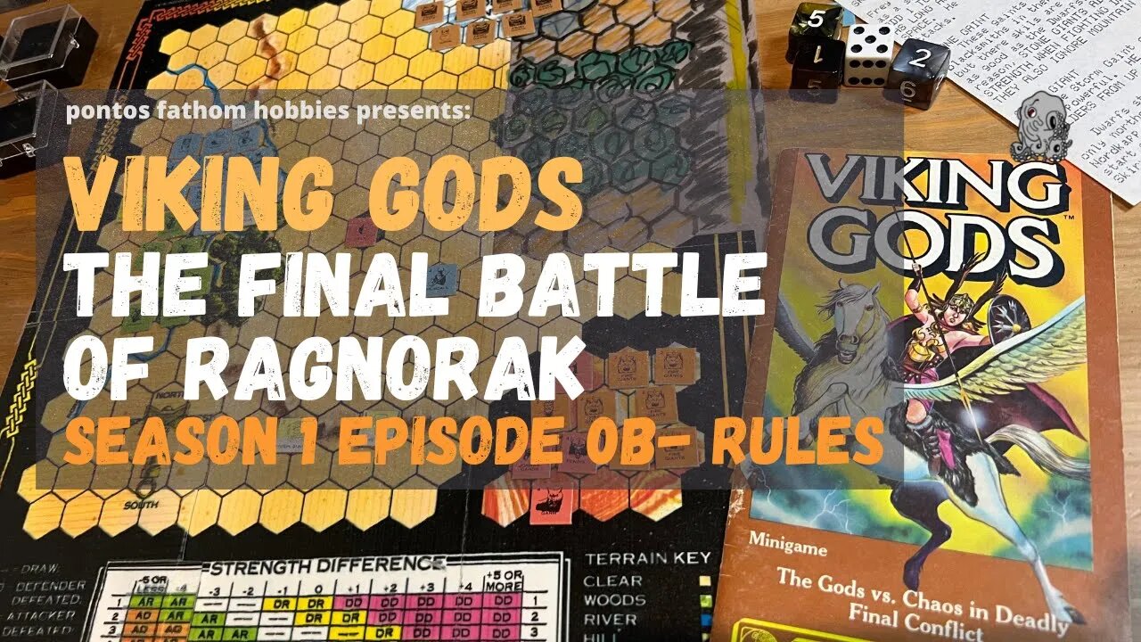 Viking Gods from TSR Games S1E0b - Season 1 Episode 0b - Boardgame Rules Review