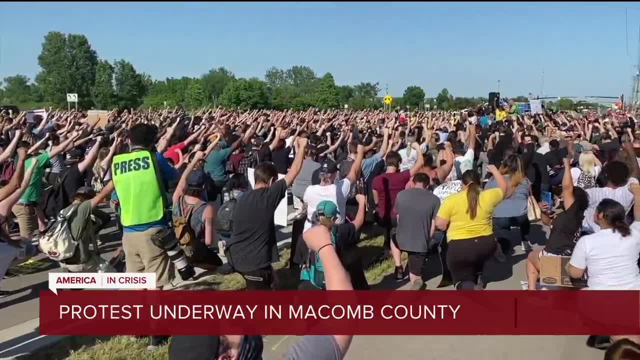 Ninth day of protest continues in Macomb County