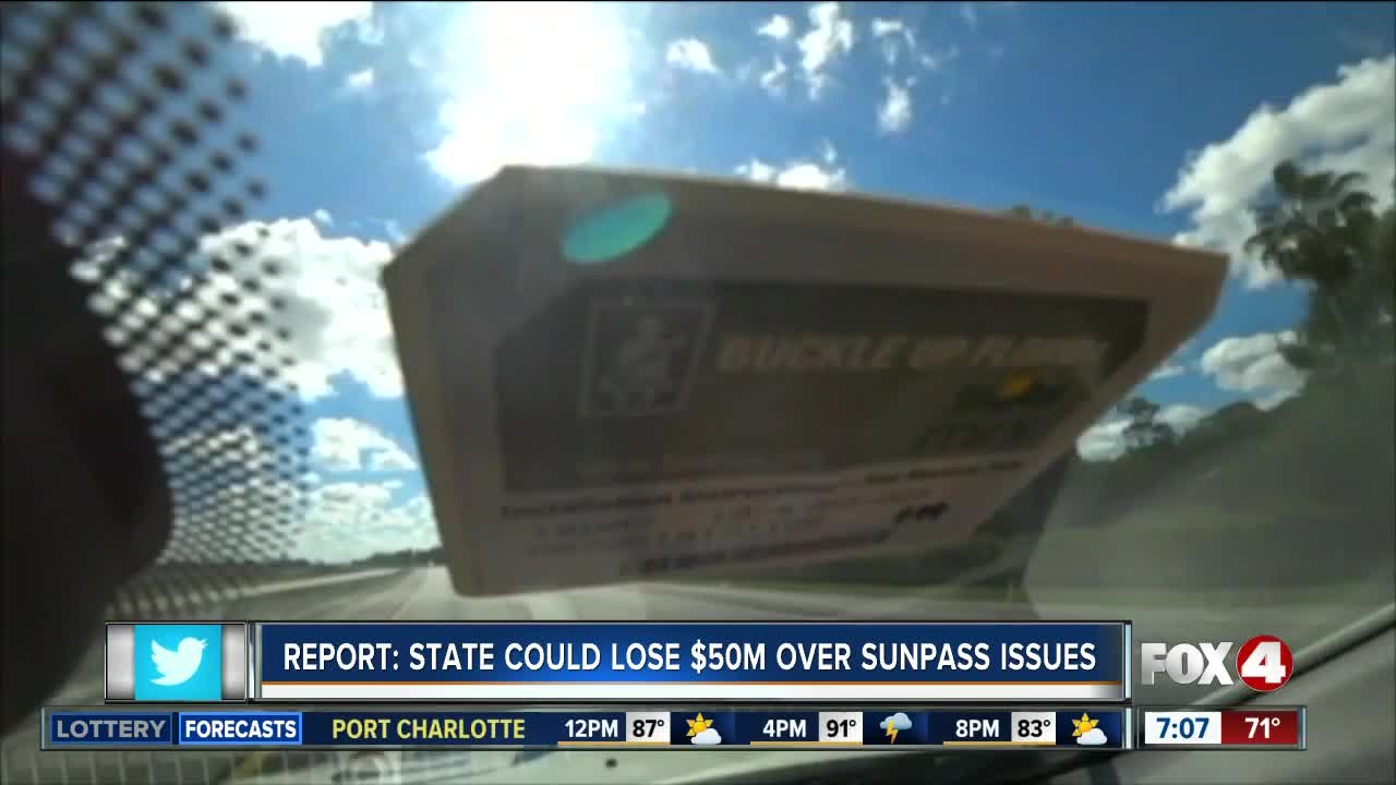 Sunpass issues could cost state $50 million