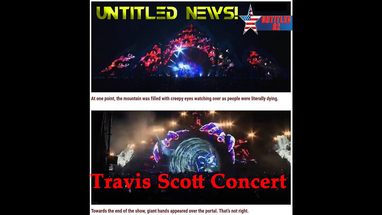 Travis Scott Satanic Concert!