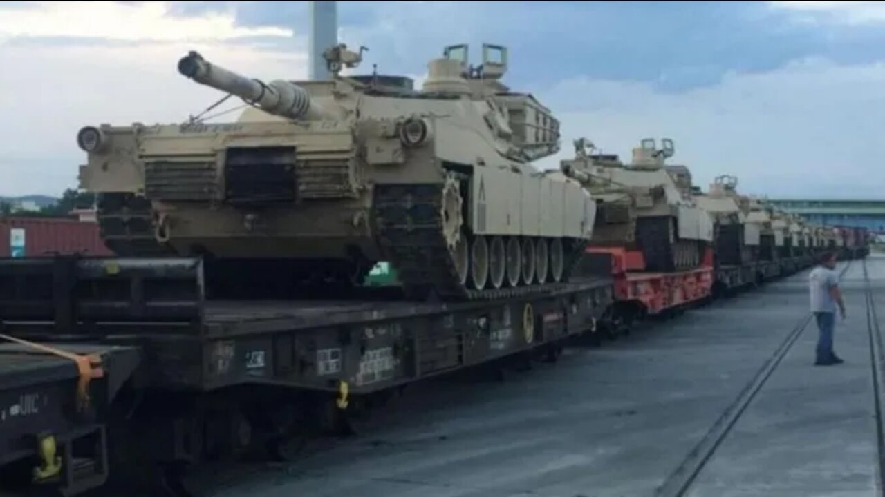 🇺🇦Graphic War18+🔥"Nato Convoy" Military Hardware to Russian Border Poland - NATO Armed Forces(USA)