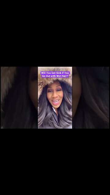 Will You Get Sick if You Go Outside with Wet Hair? 💁🏾‍♀️ #shorts