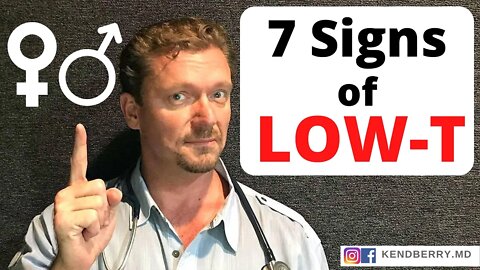 7 Signs of LOW TESTOSTERONE in Men & Women (LOW T Symptoms for BOTH!) 2021