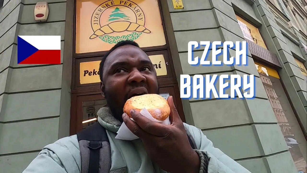 Traditional Breakfast At Bakery Shop In Europe, Prague 🇨🇿