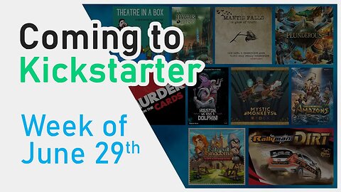 📅 Kickstarter Board Games Week of June 29th | Rise of the Amazons, Hybris, Houston we have a Dolphin