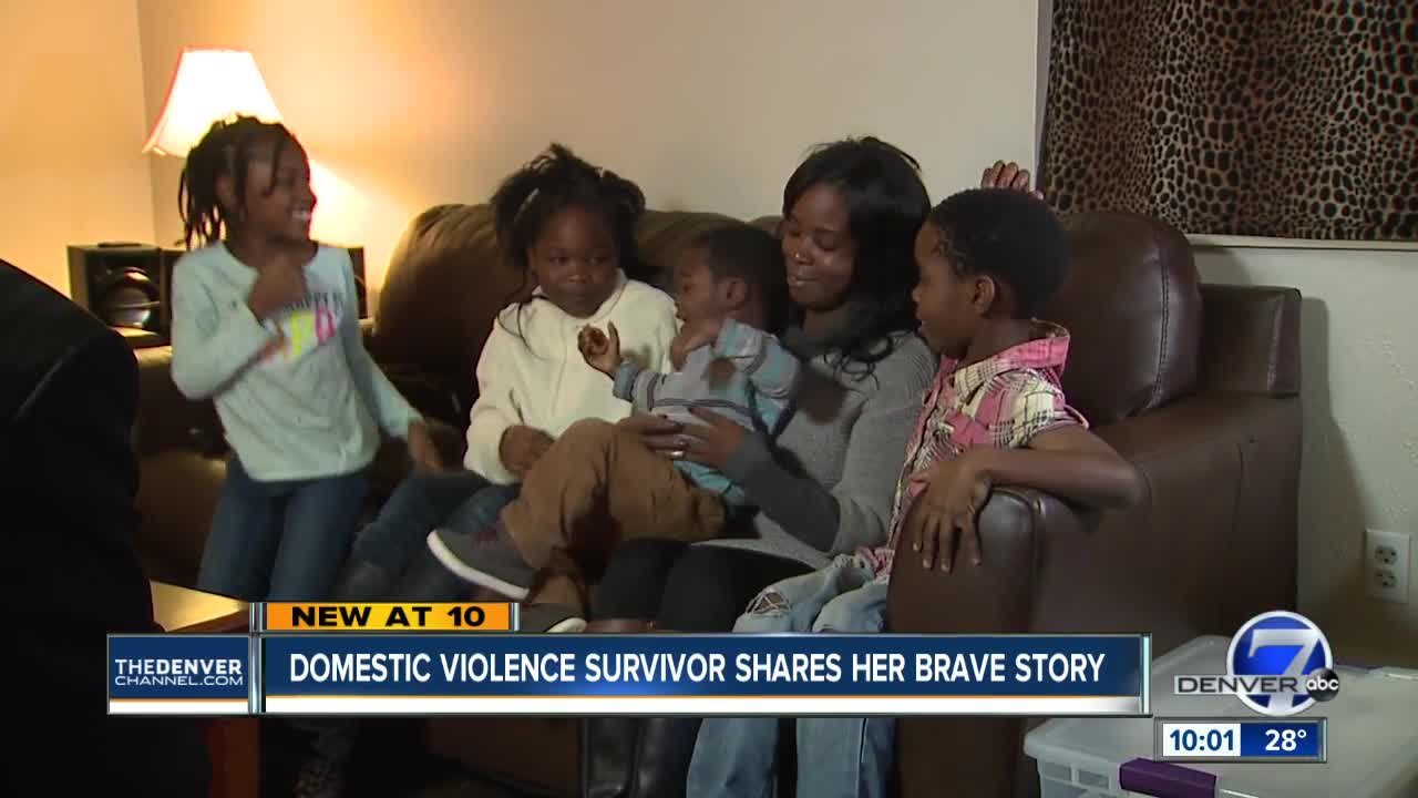 Chicago woman, victim of domestic violence, starts new life in the Denver metro