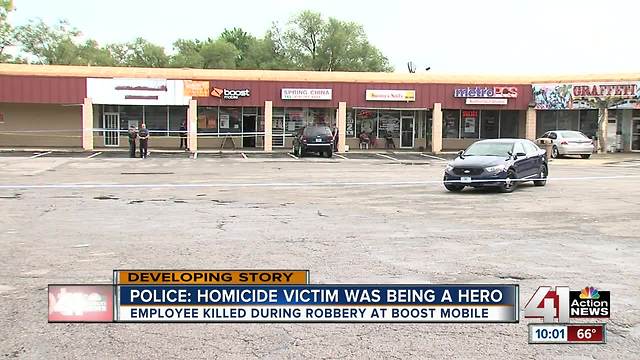 Suspect shoots and kills man at cell phone store