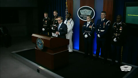 Pentagon Press Secretary Holds Briefing