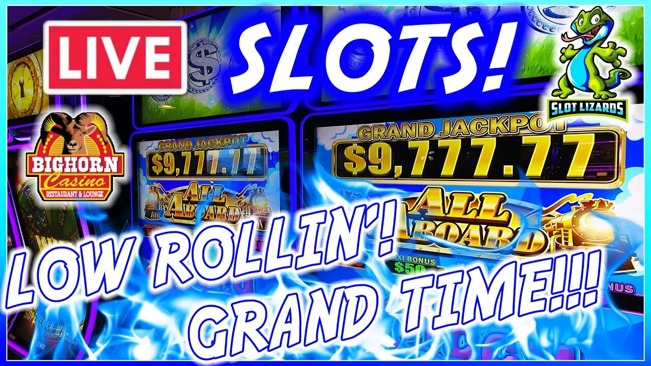 🔴 LIVE SLOTS! J'S LOW ROLLIN' WEDNESDAY! GRAND TIME BLUE FIRE JACKPOTS! EPISODE 24!