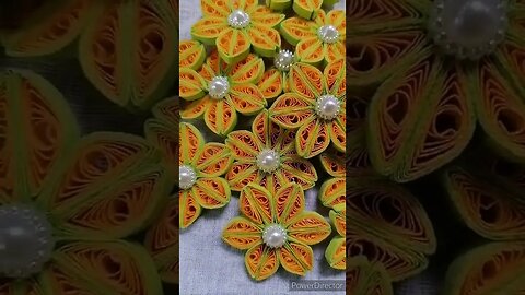 🌼 Beautiful 3D Paper Quilling flowers | ත්‍රිමාණ පේපර් කුවිලින් මල් 🌼@chcreation moratuwa