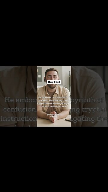 When a boy tries to assemble furniture from a Swedish store #relationshipadvice #shorts