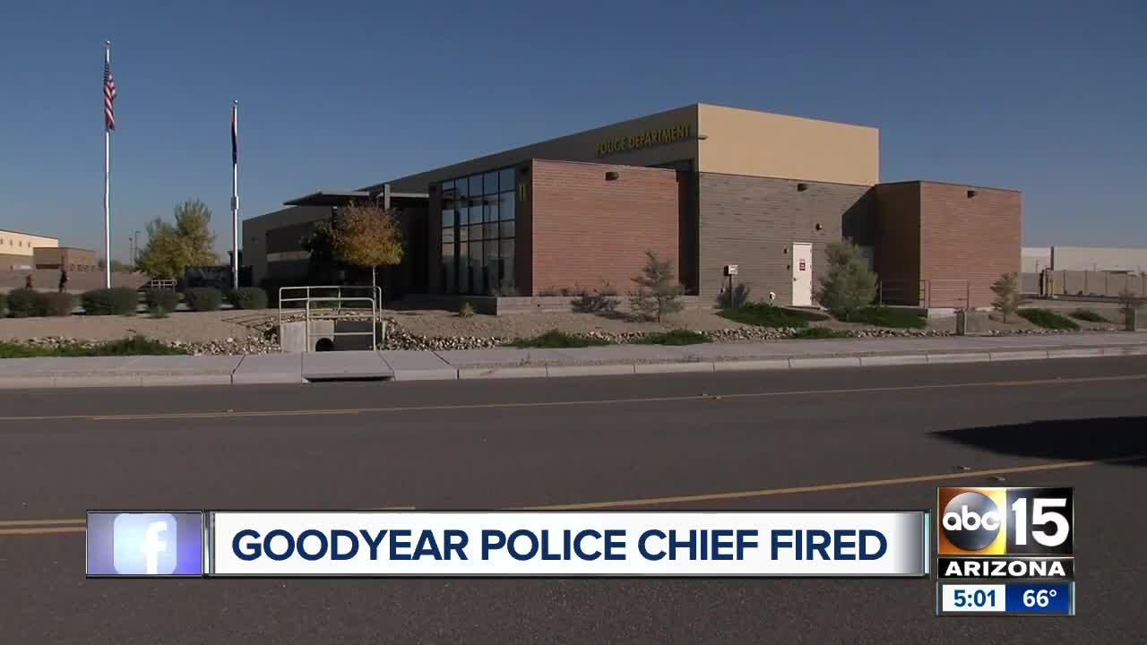 City of Goodyear: Police Chief Jerry Geier has been terminated