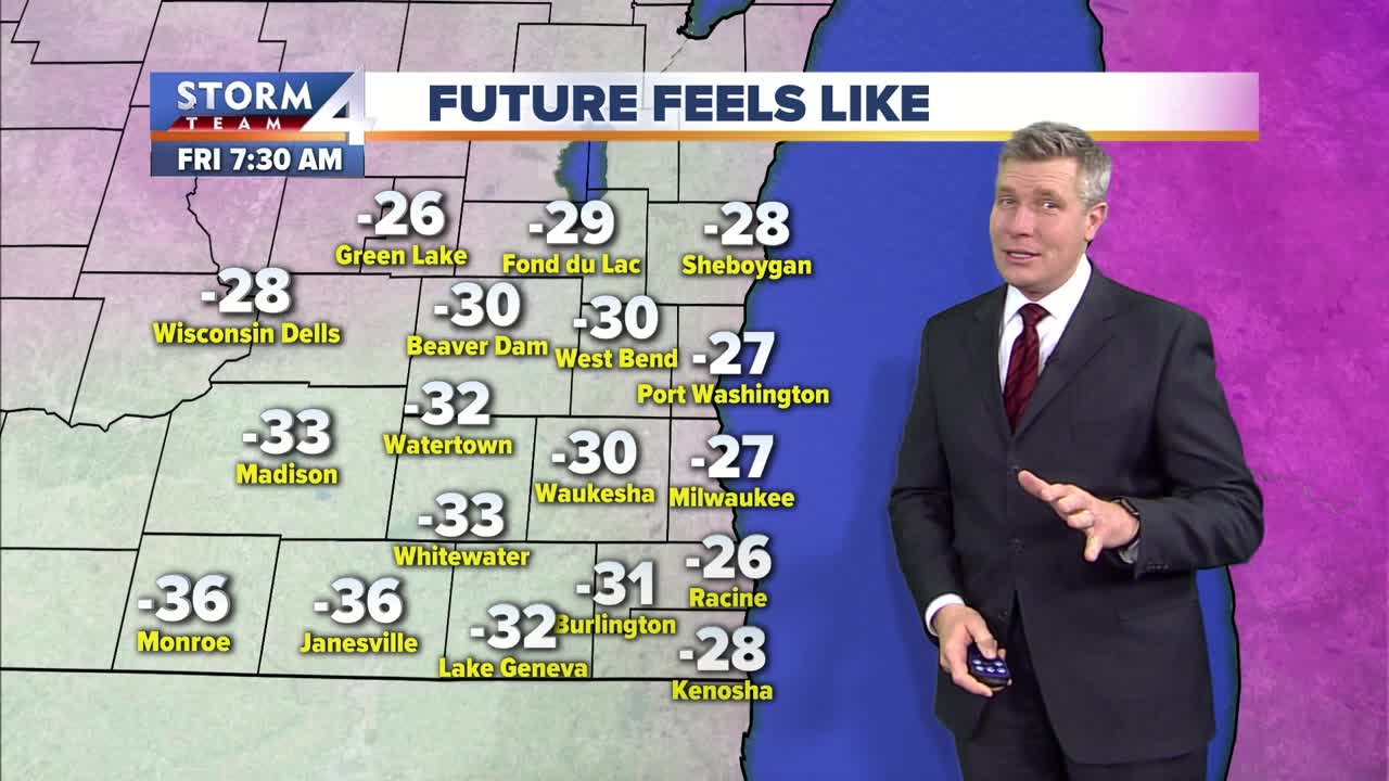 Blast of frigid air arrives Thursday