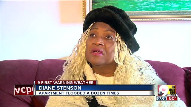 Flooding concerns at Roselawn apartment complex