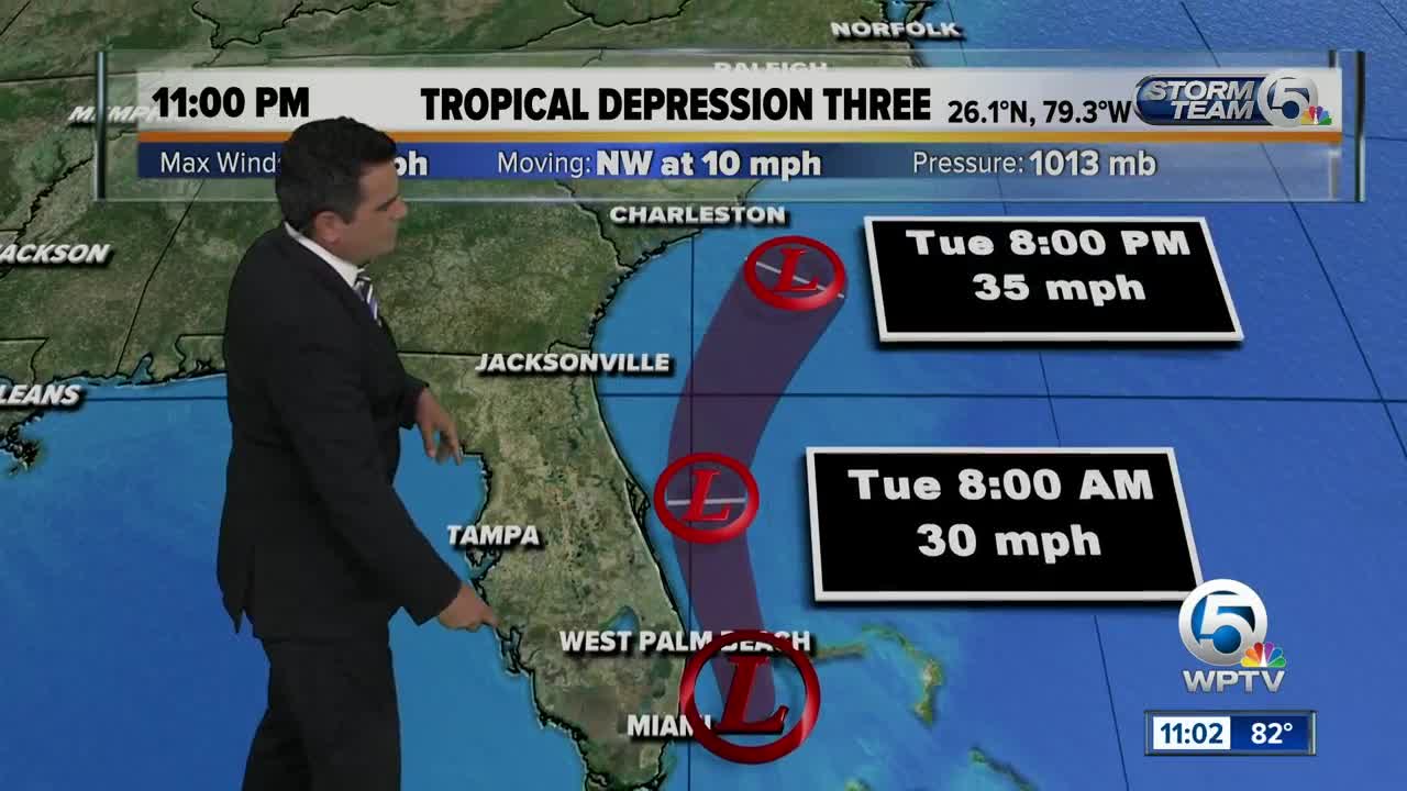 Tropical Depression Three forms in Bahamas, expected to bring heavy rain to South Florida