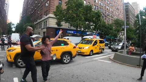 BLM protest in front of Carmines, Upper West Side, NY Pt.1