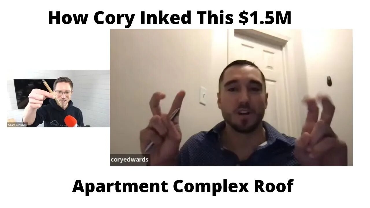 How He Sold This $1.5M Apartment Roof: Use This Strategy! w/ Cory E.