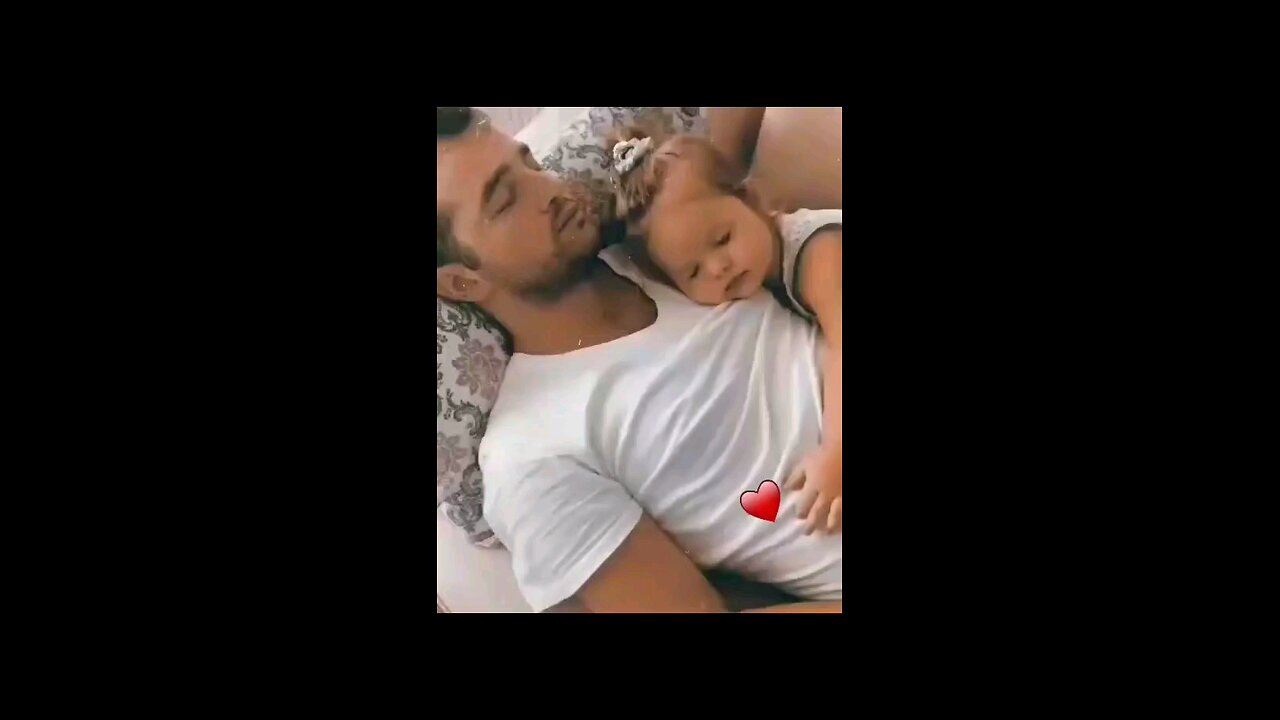 Father and daughter ❤️ cute moment