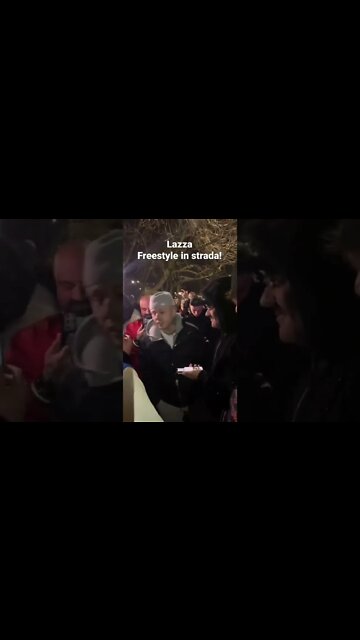 Lazza Freestyle in strada!