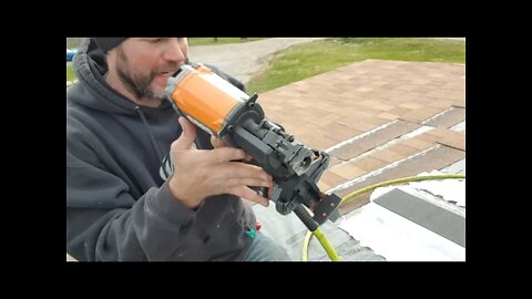 Ridgit 15 degree 1-3/4 in. Coil Roofing Nailer.