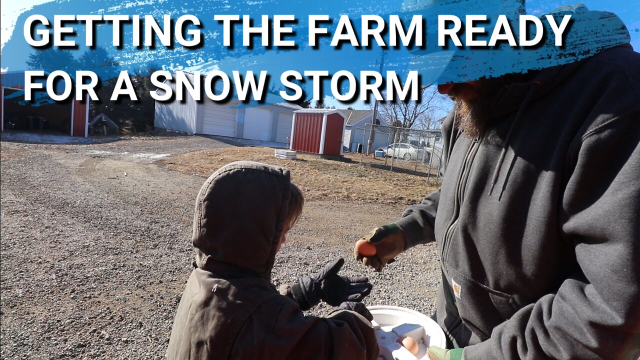 Snow Storm Is Coming | Getting Things Done Before It Hits