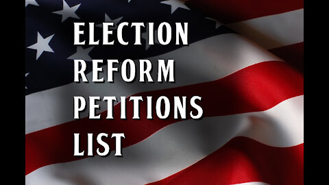 Red State Election Reform Petitions