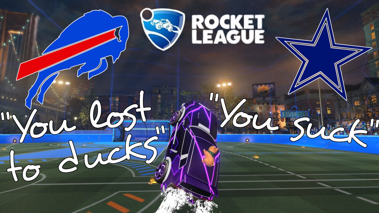 Idiots bantering about Football on Rocket League