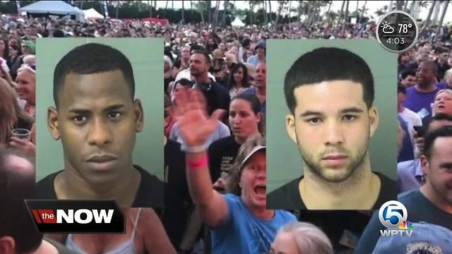 2 men accused of stealing phones at SunFest