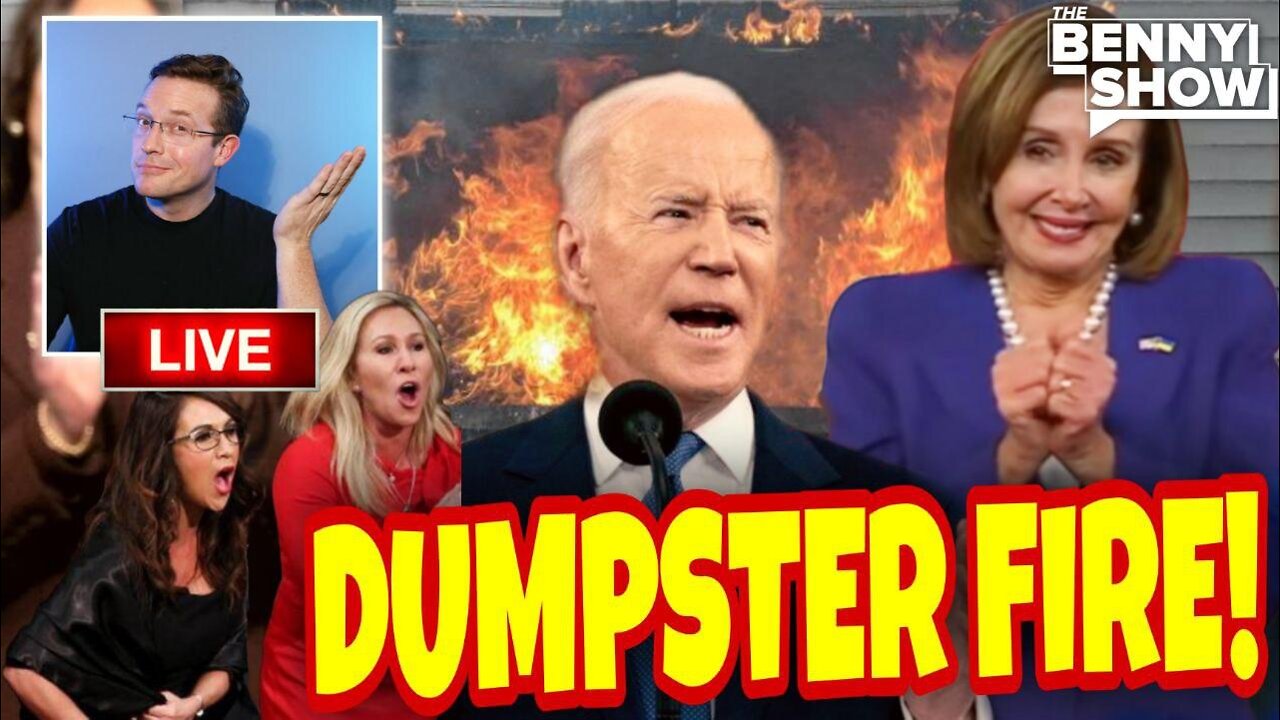 State of the DUMPSTER FIRE: Biden’s Brain BREAKS as He Desperately Lies to America