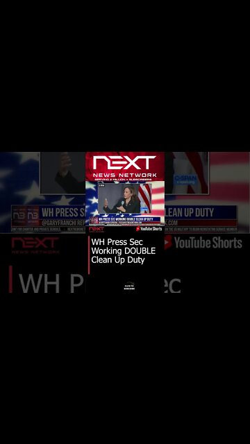 WH Press Sec Working DOUBLE Clean Up Duty #shorts