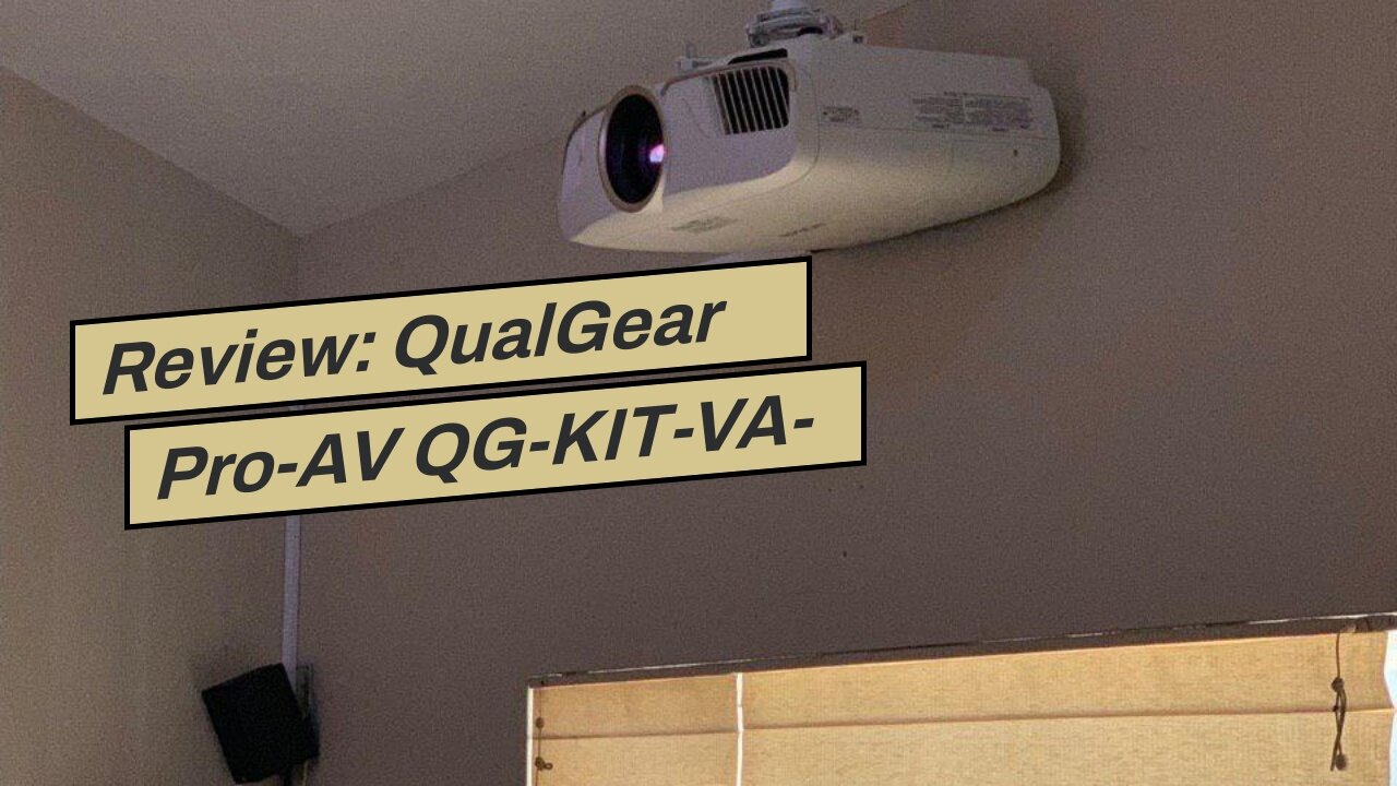 Review: QualGear Pro-AV QG-KIT-VA-3IN-W Projector Mount Kit Accessory Vaulted Ceiling Adapter,...