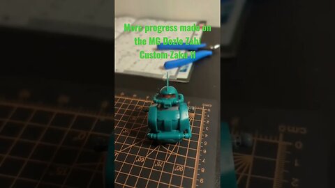 #gundam #gunpla #modelbuilding MG Dozle Zabi Custom Zaku II Progress