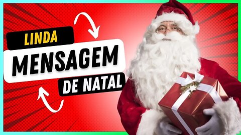 MENSAGEM LINDA E VERDADEIRA DO ESPÍRITO DE NATAL!