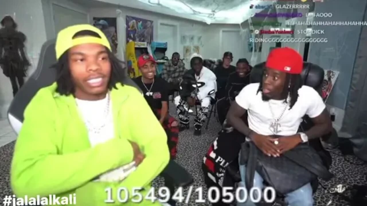 #kiacenat gets locked in with #lilbaby