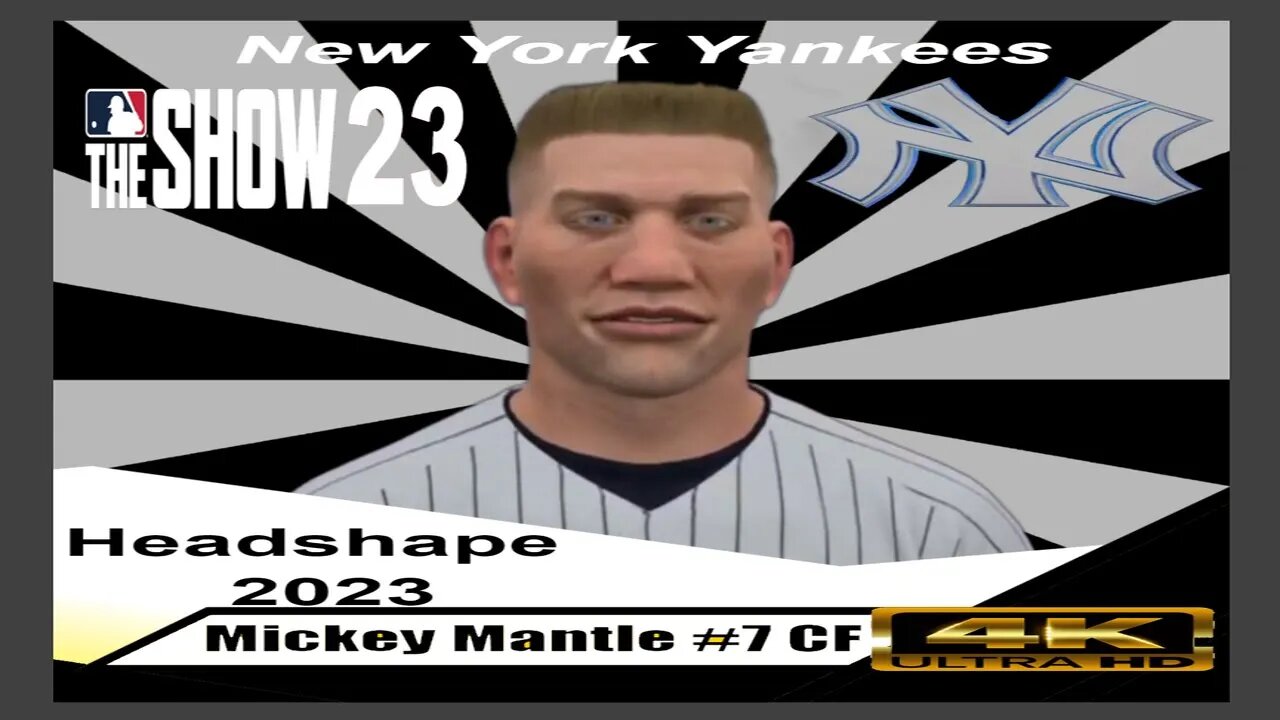 How To Create Mickey Mantle MLB The Show 23 | Headshape