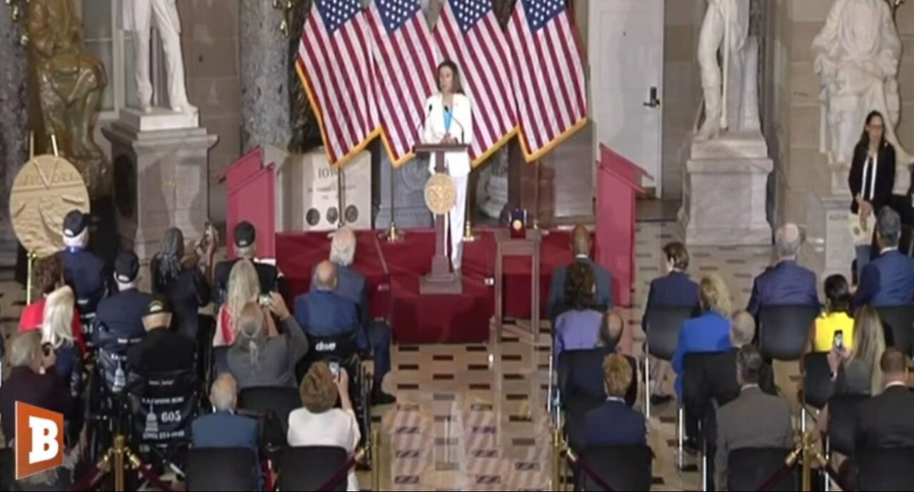 LIVE: Nancy Pelosi Participating in Congressional Gold Medal Ceremony...