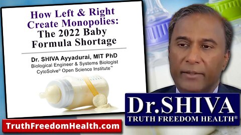 Dr.SHIVA: How Left & Right Create Monopolies - The 2022 Baby Formula Shortage