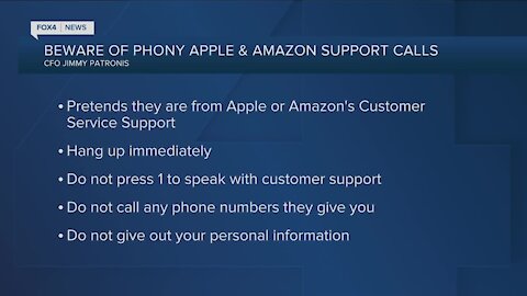 Apple and Amazon scams