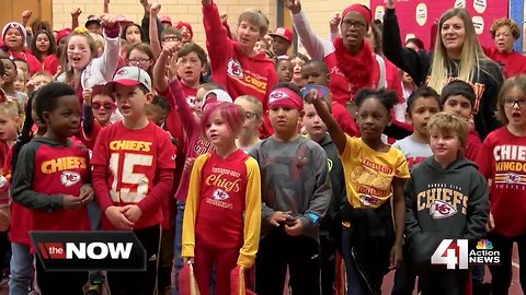 Local elementary school gets in on Chiefs betting action